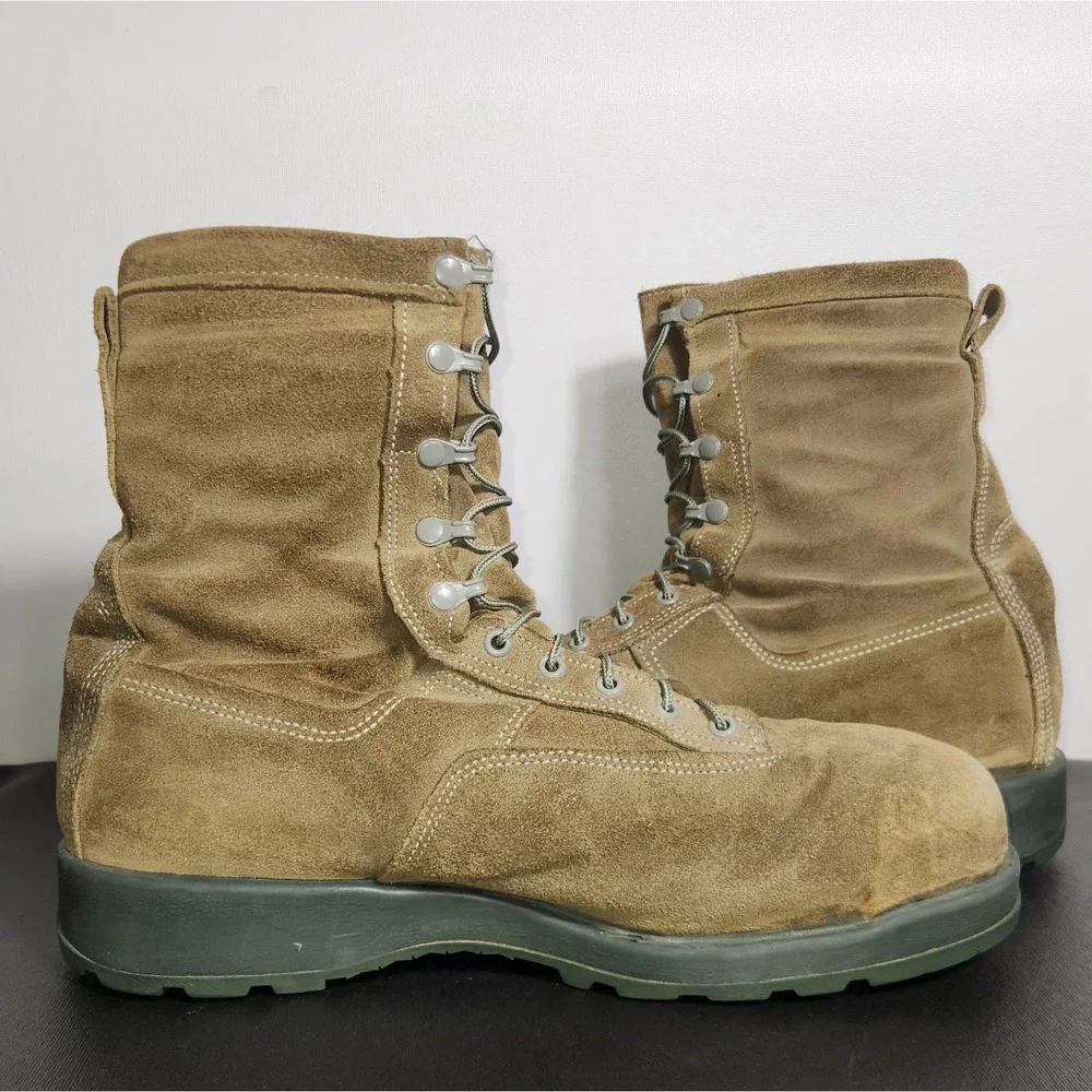 BELLEVILLE GoreTex Vibram Steel Toe Combat Flight Boot 1876986 Men Size 13.5W